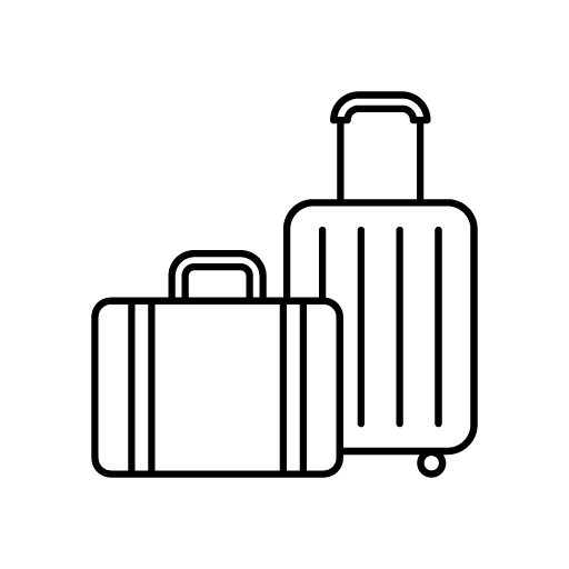 suitcases icon
